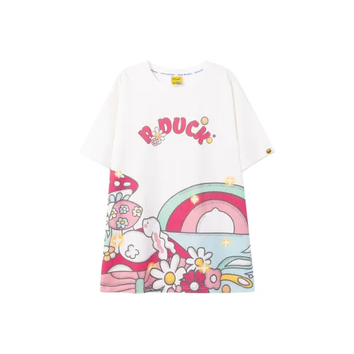 B.DUCK Collaboration Белые Женские T-Рубашки