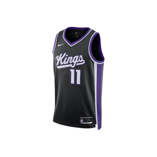 NBA x Nike Sacramento Kings SWINGMAN Fan Edition Домантас Сабонис Баскетбольная Джерси Унисекс Черный