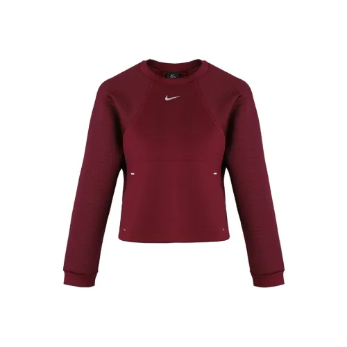 Nike Толстовка Женская Бордовая
