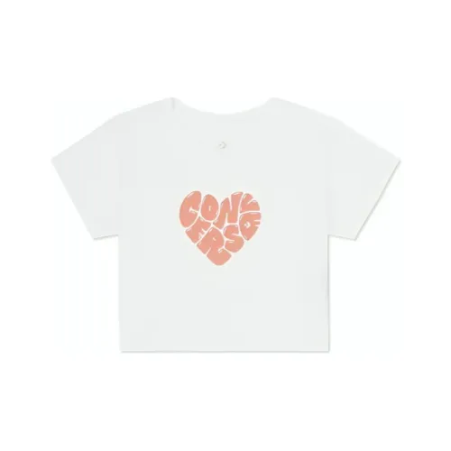 Конверс Обычный T Рубашка Женская Белая