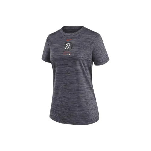 nike x MLB T-Shirt Женская Уголь BALTIMORE ORIOLES