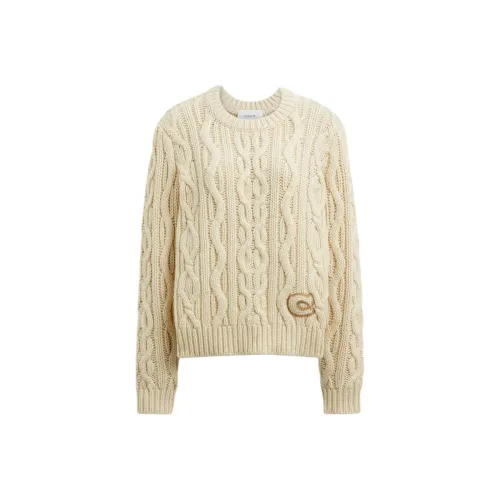 COACH FW24 Свитер Женские Кремовый