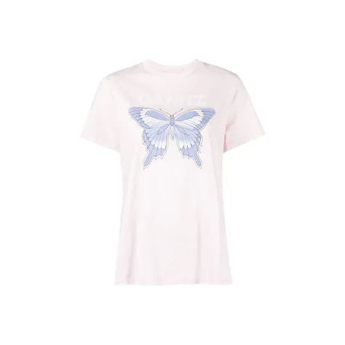 GANNI Светло-фиолетовые Женские Т-рубашки