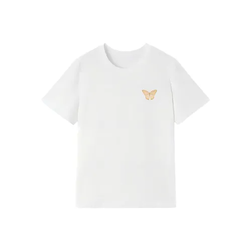 EICHITOO T-рубашка Женская Натуральный Белый