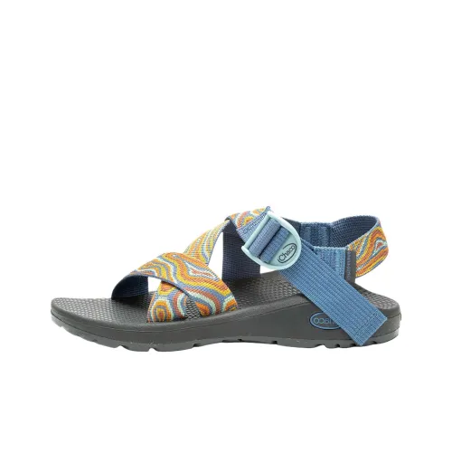 Chaco Mega Z Cloud Пляжные сандалии Женские Синие Оранжевые