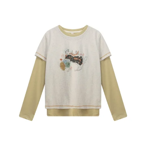 HOT HORSE T-Shirt Унисекс Желтый Серый