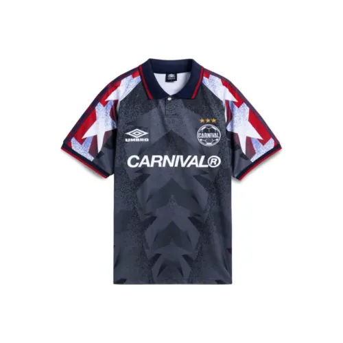 Umbro Carnival Co Branded Модель SS24 Футбол Джерси Унисекс Звезды Черный