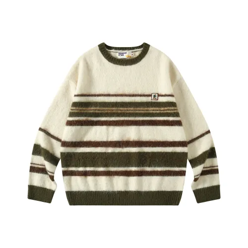 madgood Свитер Женский Бежевый Коричневый Полосы