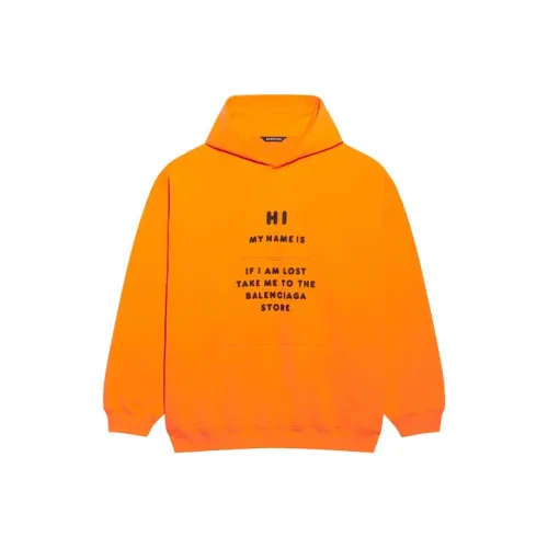 BALENCIAGA Апельсиновые Женские Свитшоты