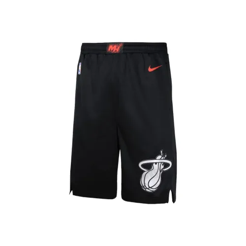 NBA x Nike Miami Heat Городской Edition Swingman Баскетбольные шорты Мужской Черный