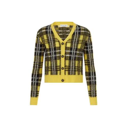 Dior Quarterly New Products Желтые Женские Кашемировые Свитеры