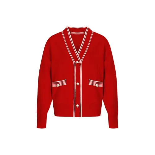 BBLLUUEE Свитер Женский Камень Красный