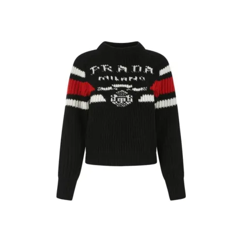PRADA Черный Женские Кашемировые Свитеры