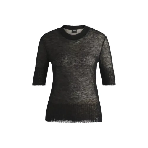 HUGO BOSS Черные Женские Свитеры