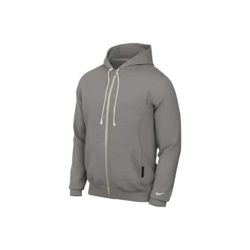 Nike AS M NK DF SI FZ HD Баскетбольная Джерси Унисекс Тонированный Темно-Серый Светлый Айвори Белый