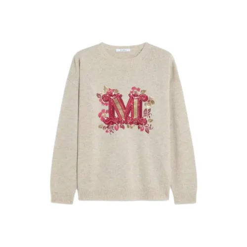 MaxMara Свитер Женский Айвори Белый