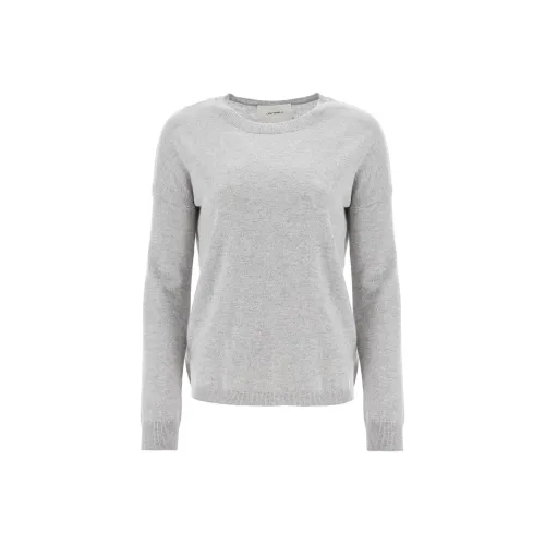 Lisa Yang Серый Женские Свитеры