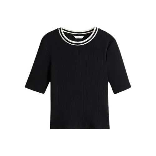 H&M Черные Женские Футболки