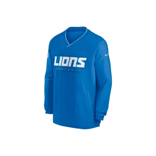Nike Detroit Lions NFL Регби Джерси Мужской Синий