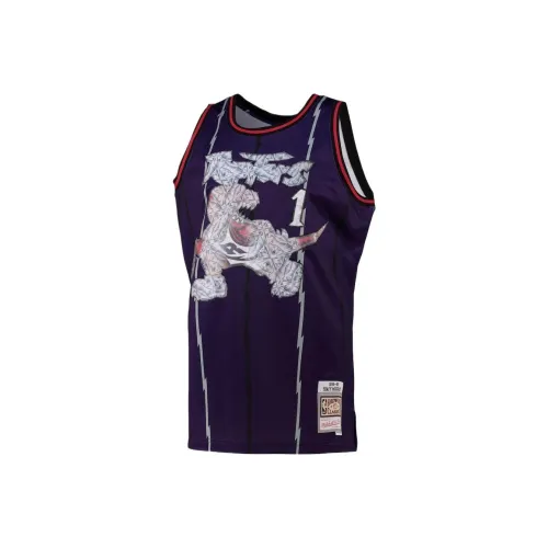 NBA x MITCHELL NESS Трэйси Макгрэди Баскетбольная Джерси Мужская Темно-синяя