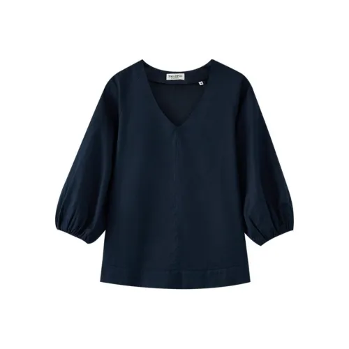 MARC OPOLO SS24 Рубашка Женская Темно-синяя