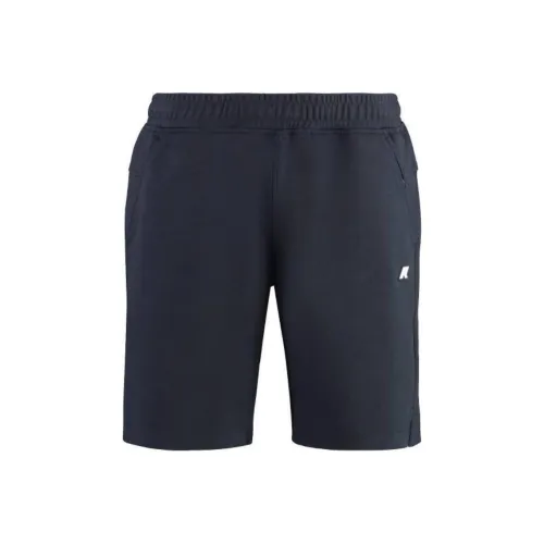 K WAY Повседневные шорты Мужские Морской синий