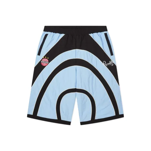 KIDSUPER STUDIOS Ronaldinho Collaboration Blue Men's Casual Shorts KIDSUPER STUDIOS Ronaldinho Collaboration Синий Мужские Повседневные Шорты