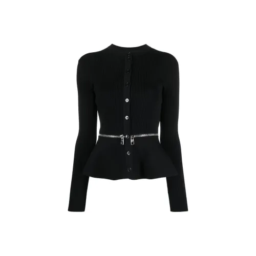 Alexander McQueen Черный Женский Трикотаж