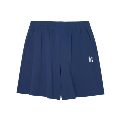 Mlb Base Logo Нью-Йорк Янкис Повседневные шорты Унисекс Морской синий
