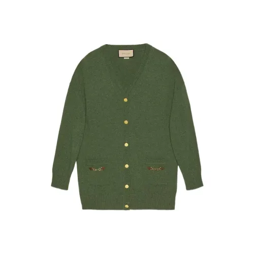 GUCCI Зеленые Женские Свитеры