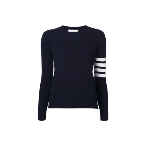 THOM BROWNE Синий Женские Кашемировые Свитеры