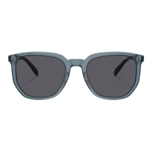 COACH В зависимости от официального сайта Квадратные солнцезащитные очки Унисекс Синий