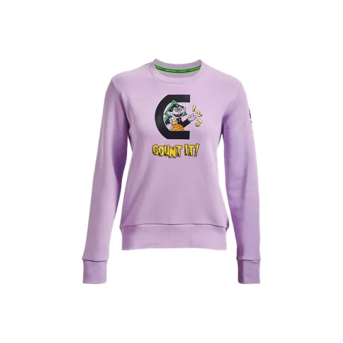 Under Armour Curry x Sesame Street Фиолетовый Женские Свитшоты