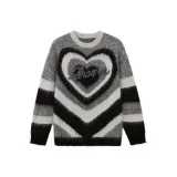 Джентльменский черный [Мохер, Пара, Сердце, Позиционирование стиля]