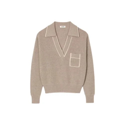 Sandro Свитер Женский Бежевый Желтый