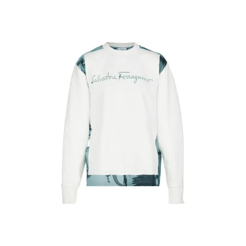 FERRAGAMO SS22 Толстовка Женская Белая