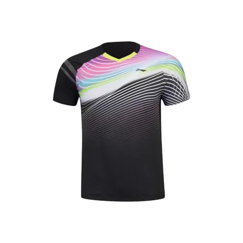 LINING Бадминтон Джерси Мужской Черный