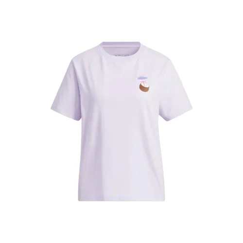 ADIDAS NEO T Рубашка Женская Светло-фиолетовая