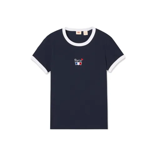 Levi's T-Shirt Женская Темно-Синяя