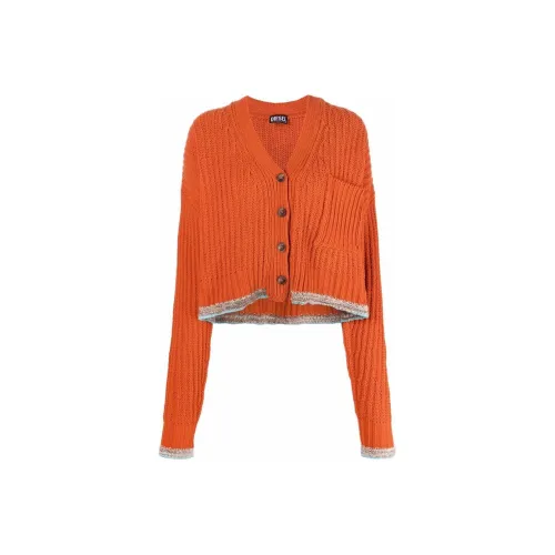 DIESEL FW22 Трикотаж Женский Оранжевый Красный