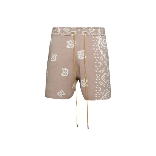 Rhude Коричневые Унисекс Повседневные шорты