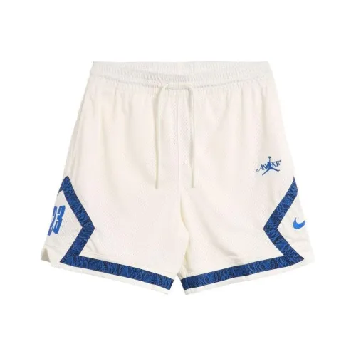 Jordan x Awake NY Ромб Парус Повседневные шорты Мужские Бежевые