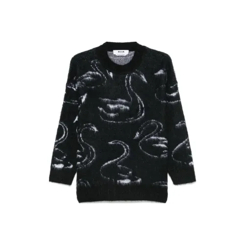 MSGM Черные Женские Свитеры