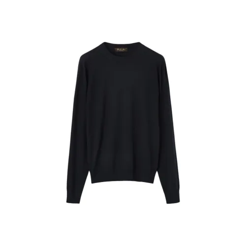 Loro Piana SS25 Свитер Женский Морской Синий