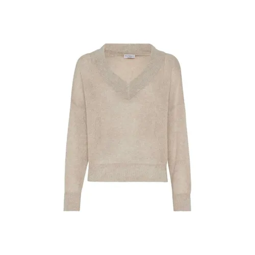 BRUNELLO CUCINELLI SS24 Трикотаж Женский Бежевый