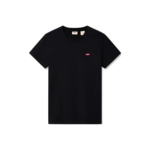 Levi's Стандартная T-рубашка Женская Черная