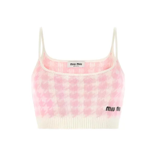 MIU MIU Розовые Женские Камисоли