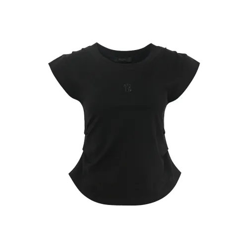 BESIONIA Черные Женские Т-рубашки