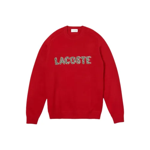 Lacoste Croco Magic Свитшот Мужской Ярко-Красный