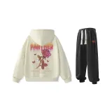 Комплект одежды (Хаки худи + черные штаны)